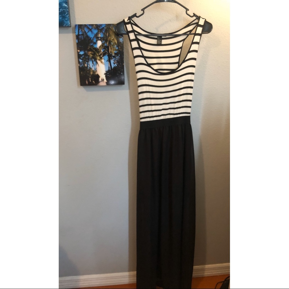 Black and White Maxi Dress